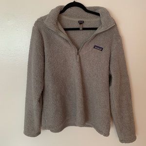Patagonia fuzzy quarter zip